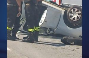 Ribaltamento a Verolanuova, interviene l’elisoccorso