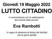 A Lonato lutto cittadino per la piccola Eva