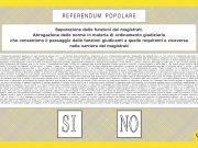 Quesito 3, scheda gialla: separazione delle carriere