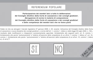 Quesito 4, scheda grigia: valutazione dei magistrati