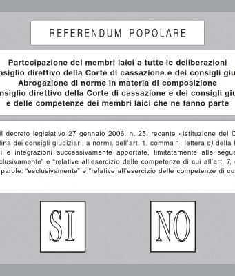 Quesito 4, scheda grigia: valutazione dei magistrati