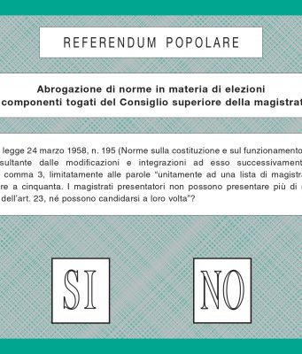 Quesito 5, scheda verde: elezioni del Csm