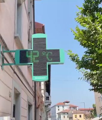 Raggiunto il picco: a Brescia i termometri toccano quota 42