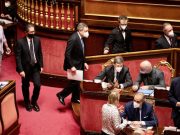 Crisi Governo, la diretta dal Senato e il discorso di Draghi