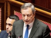 Draghi: “Chiedo la fiducia sulla risoluzione Casini”