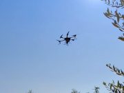 Le coltivazioni del Garda protette da un drone