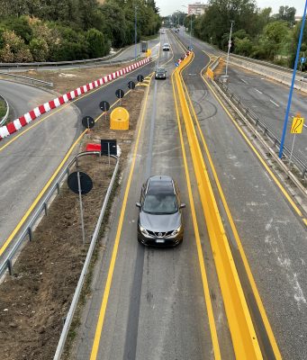 Riaperta la tangenziale ovest e il Ponte di via Volturno