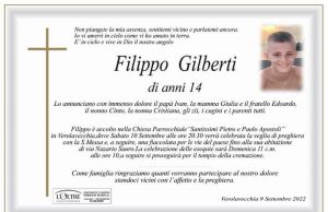 Il dramma per la morte di Filippo, sabato una fiaccolata