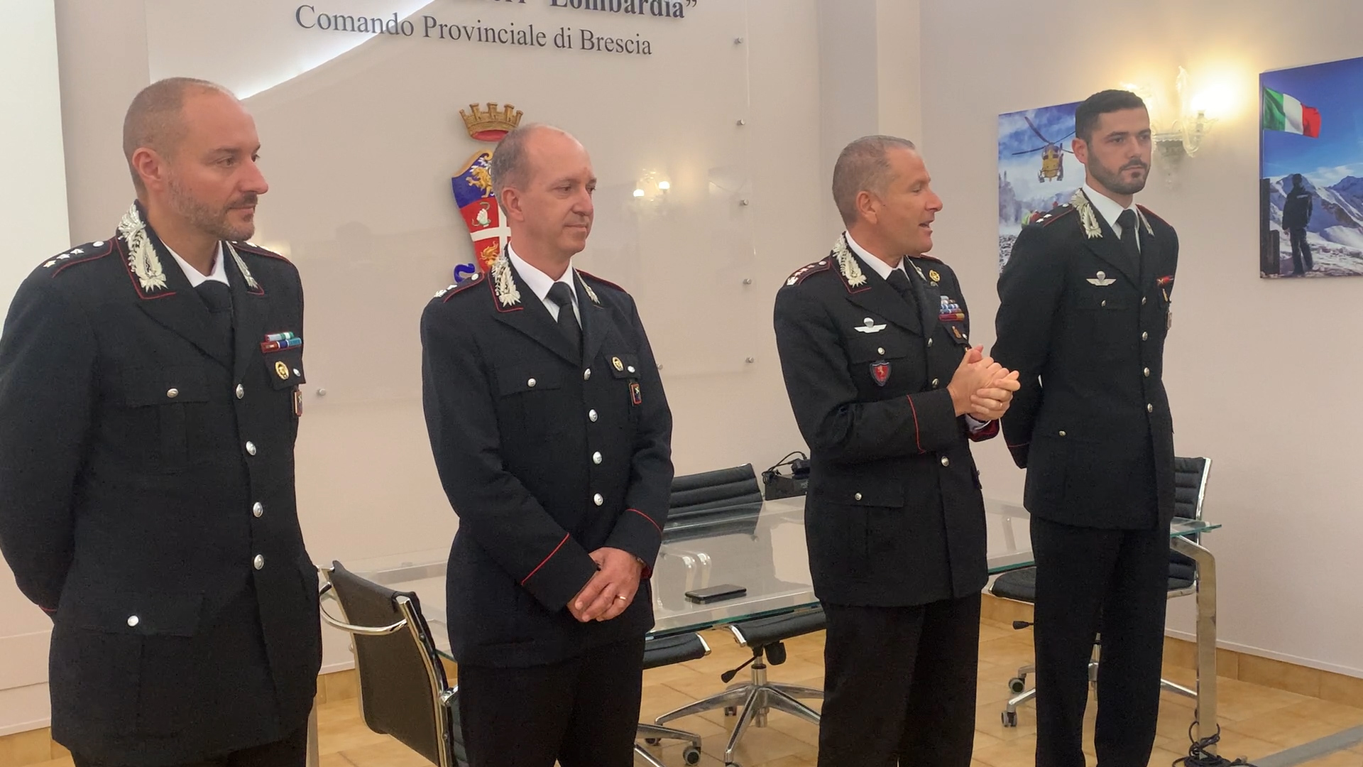 Ecco i tre nuovi Comandanti dei Carabinieri di Brescia