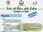 Domenica 2 ottobre, Festa del Parco delle Colline