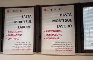 24 morti sul lavoro, quasi 14.000 infortuni. “Numeri drammatici”