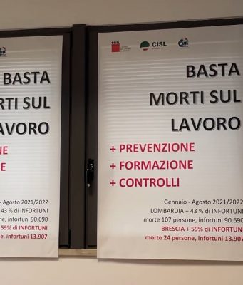 24 morti sul lavoro, quasi 14.000 infortuni. “Numeri drammatici”