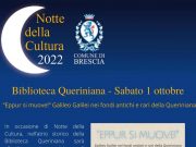 La Notte della Cultura, Queriniana aperta fino alle 22.00
