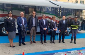 Sicurezza stradale: in centro a Brescia il Pullman Azzurro