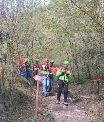 Cercatore di funghi soccorso sul Monte Cornone