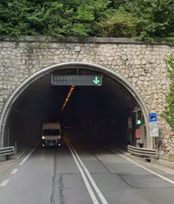 Lavori notturni sulla Statale 45 Ter. Gallerie chiuse