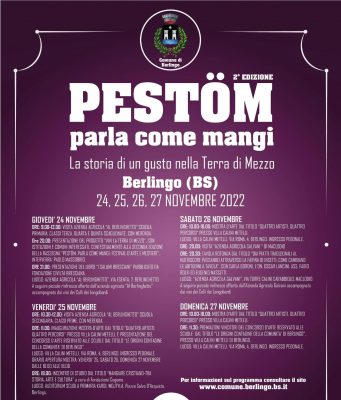 Berlingo, tutto pronto per “Pestöm parla come mangi”