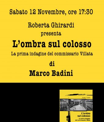 “L’ombra sul colosso”, il 12 novembre alla Libreria Librelma