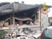 Esplosione a Bagnolo, un’abitazione distrutta