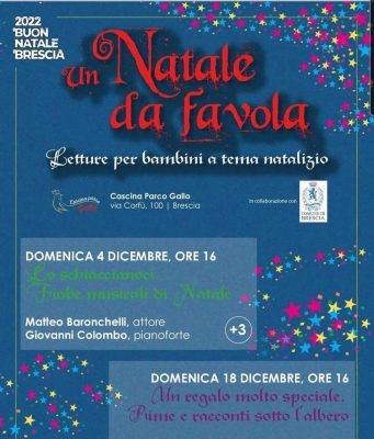 Un Natale da favola, domenica al Parco Gallo