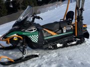 Nuova motoslitta per la Polizia Provinciale sulle piste da sci