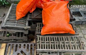 Aveva rubato 40 tombini, scoperto dai Carabinieri