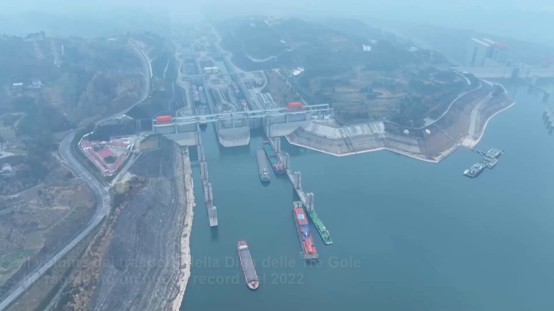 Cina: nuovo record nel volume dei trasporti della Diga delle Tre Gole