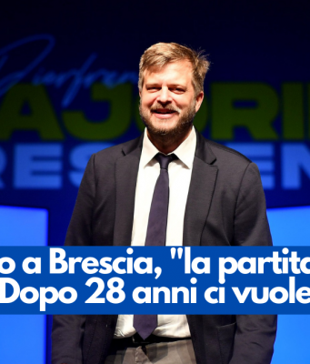 Majorino a Brescia, “la partita è aperta. Dopo 28 anni ci vuole una svolta”