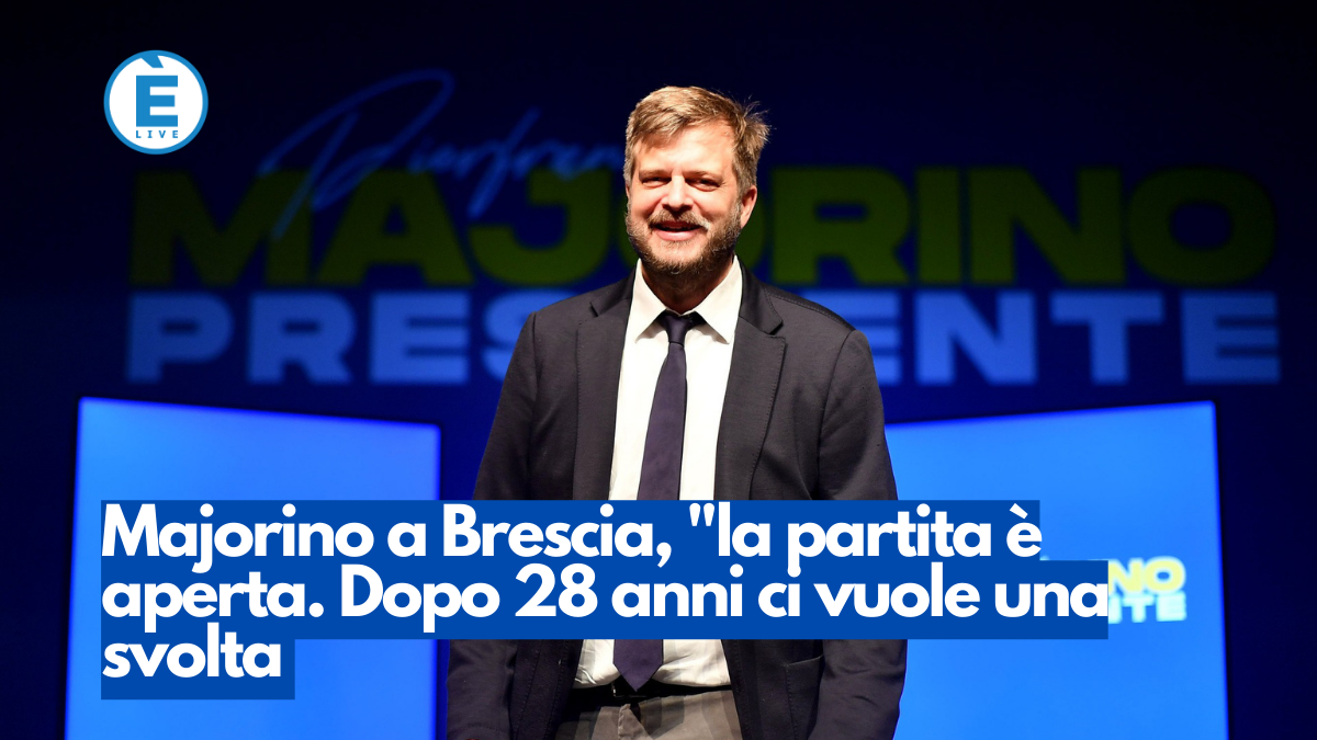 Majorino a Brescia, “la partita è aperta. Dopo 28 anni ci vuole una svolta”