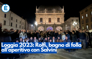 Loggia 2023: Rolfi, bagno di folla all’aperitivo con Salvini