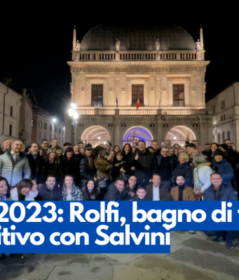 Loggia 2023: Rolfi, bagno di folla all’aperitivo con Salvini