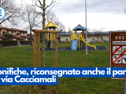 Bonifiche, riconsegnato anche il parco di via Cacciamali