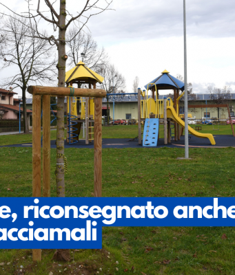 Bonifiche, riconsegnato anche il parco di via Cacciamali