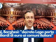 Tpl, Borghesi: “un decreto della Lega porta 5 miliardi ai comuni”