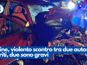 Esine, violento scontro tra due auto: 7 feriti, due sono gravi