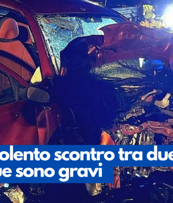 Esine, violento scontro tra due auto: 7 feriti, due sono gravi
