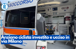 Anziano ciclista investito e ucciso in via Milano
