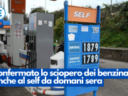 Confermato lo sciopero dei benzinai. Anche al self da domani sera