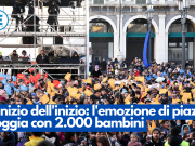 L’inizio dell’inizio: l’emozione di piazza Loggia con 2.000 bambini