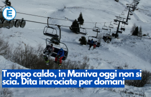Fa troppo caldo, in Maniva oggi non si scia