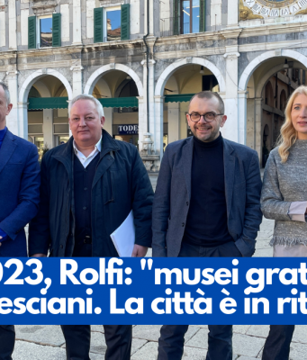 Bgbs 2023, Rolfi: “musei gratis per tutti i bresciani. La città è in ritardo”