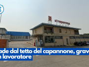 Cade dal tetto del capannone, grave un lavoratore