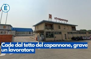 Cade dal tetto del capannone, grave un lavoratore