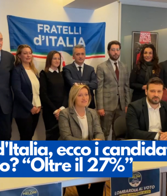 FdI ecco i candidati. Obiettivo? “Oltre il 27%”