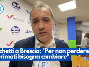 Richetti a Brescia: “Per non perdere i primati bisogna cambiare”