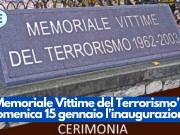 “Memoriale Vittime del Terrorismo”, domenica l’inaugurazione