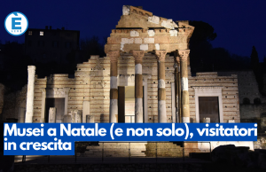 Musei a Natale (e non solo), visitatori in crescita