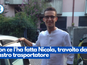 Non ce l’ha fatta Nicola, travolto da un nastro trasportatore