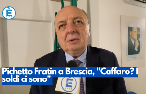 Pichetto Fratin a Brescia, “Caffaro? I soldi ci sono”