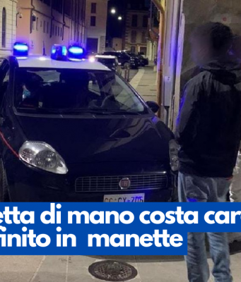 Una stretta di mano costa cara al pusher finito in manette